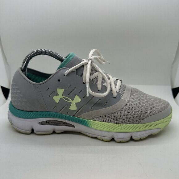 Under Armour Speedform Intake Running Shoes Womens 10 1301797-941 Gray Sneakers - Picture 2 of 13